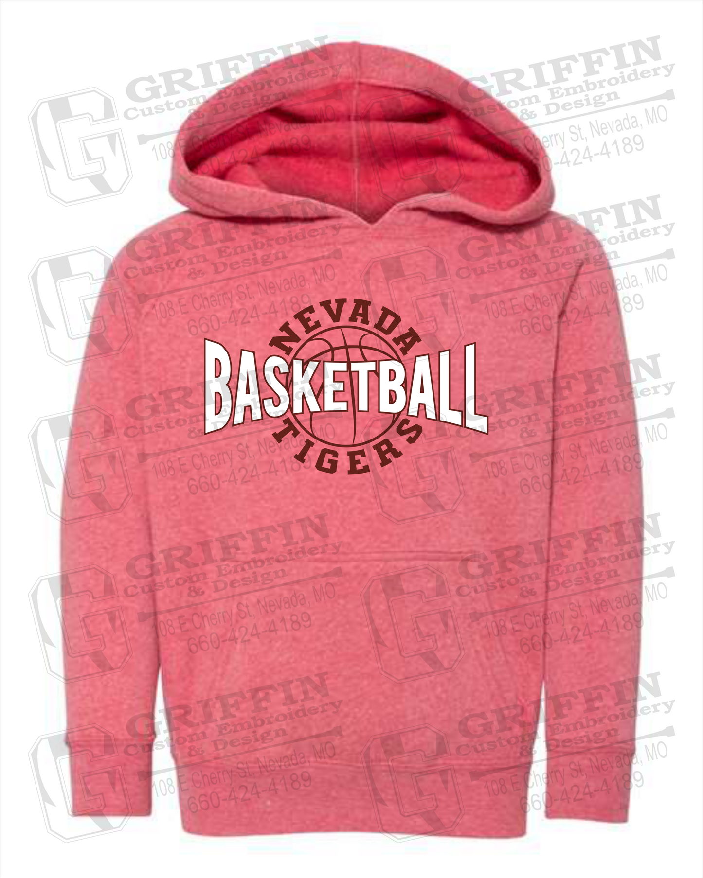 Toddler Hoodie - Basketball - Nevada Tigers 24-M