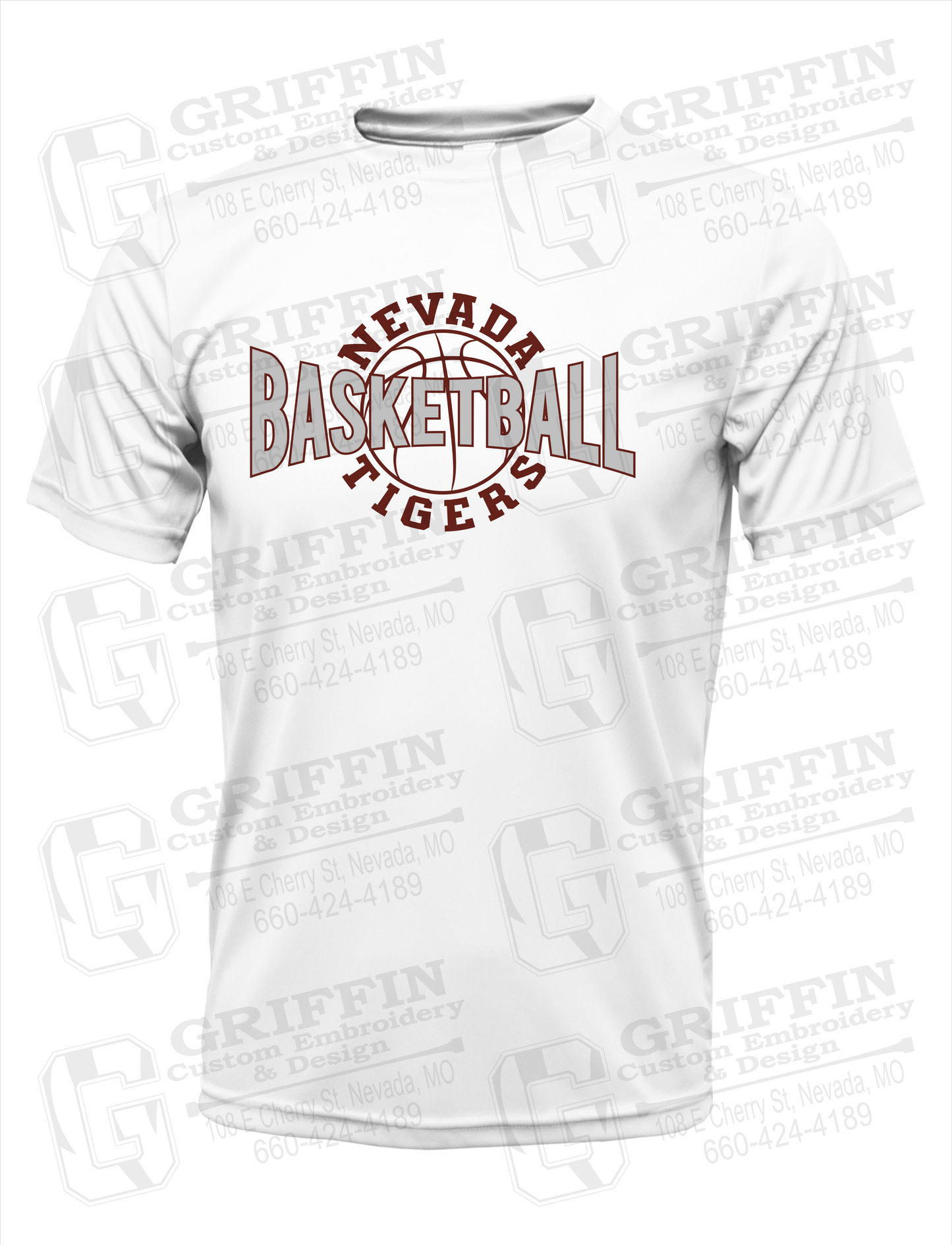 Dry-Fit Short Sleeve T-Shirt - Basketball - Nevada Tigers 24-M