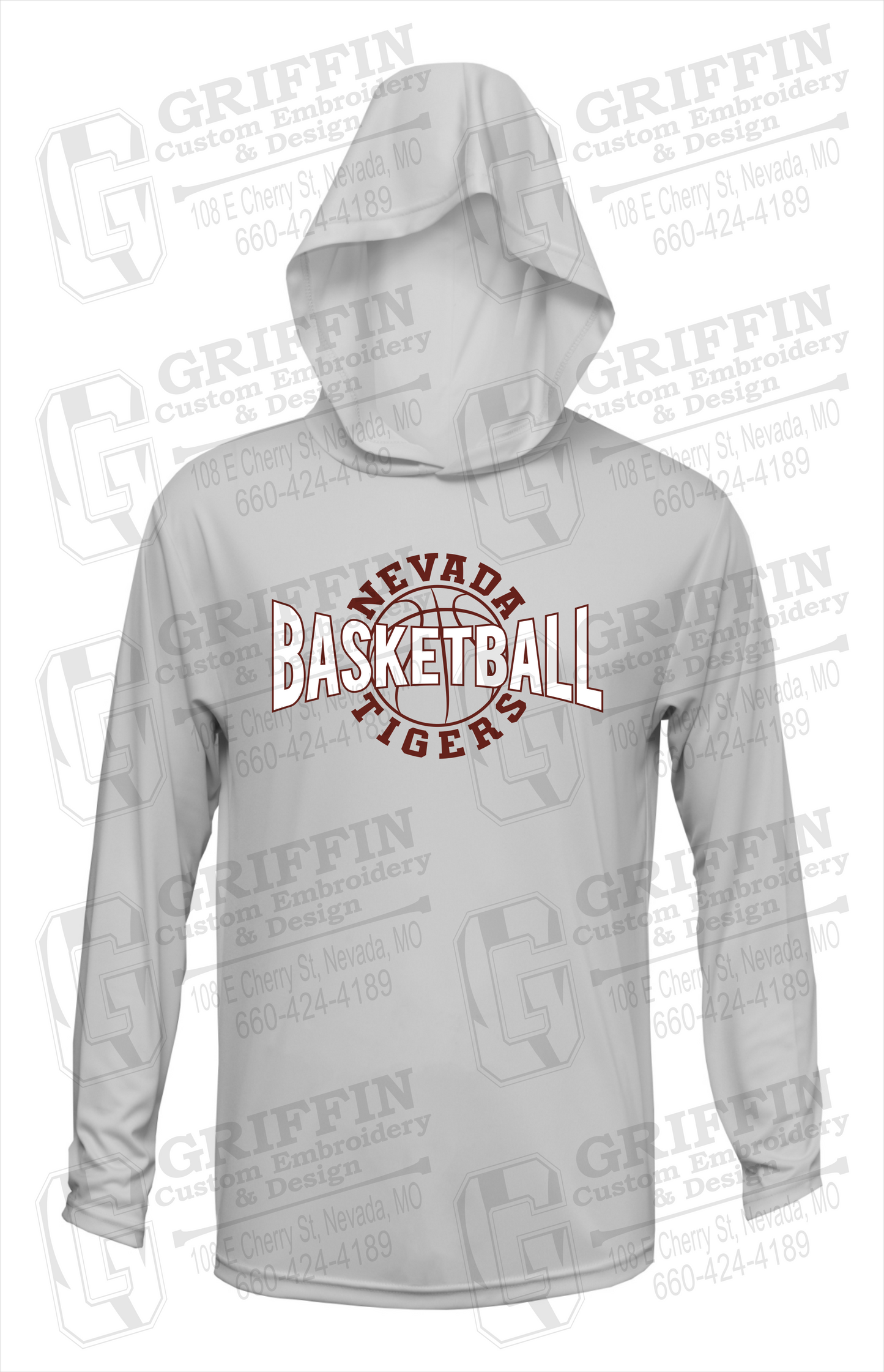 Dry-Fit T-Shirt Hoodie - Basketball - Nevada Tigers 24-M