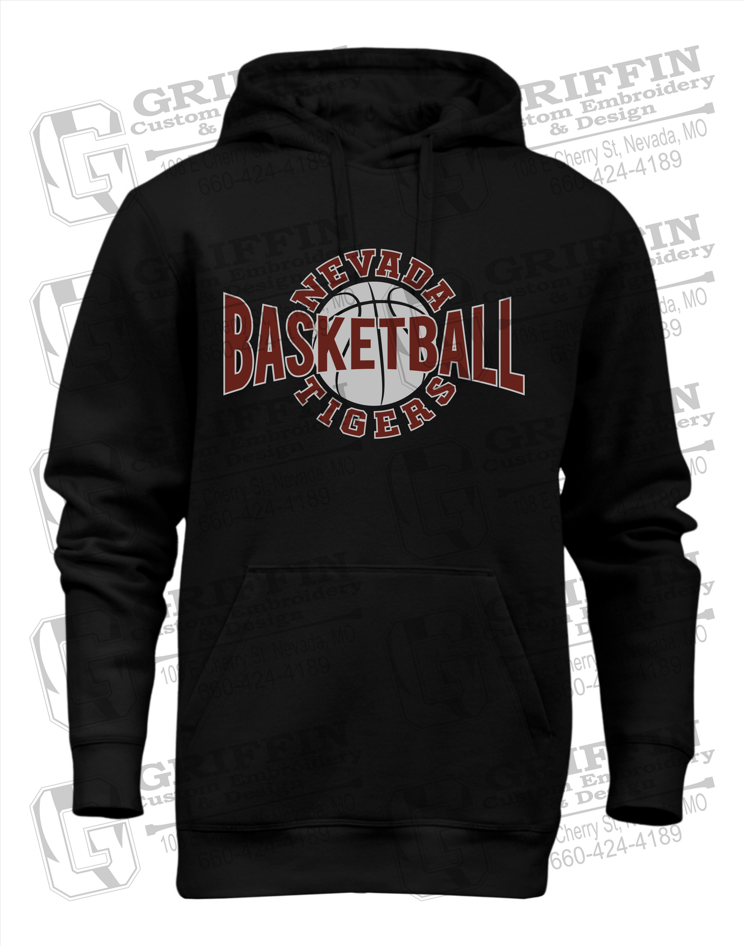 Nevada Tigers 24-M Heavyweight Hoodie - Basketball