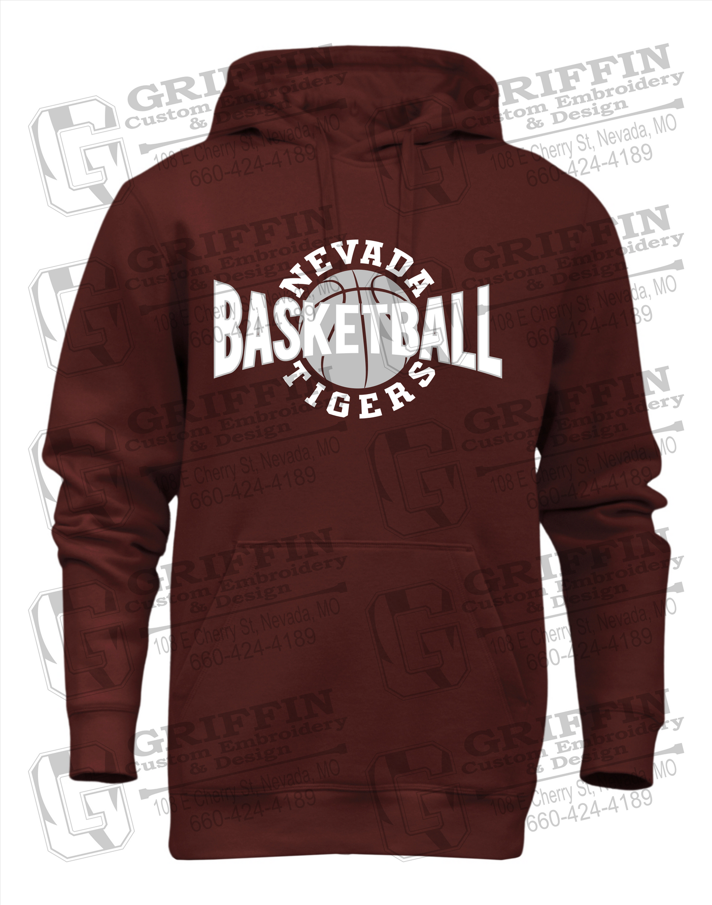 Nevada Tigers 24-M Heavyweight Hoodie - Basketball