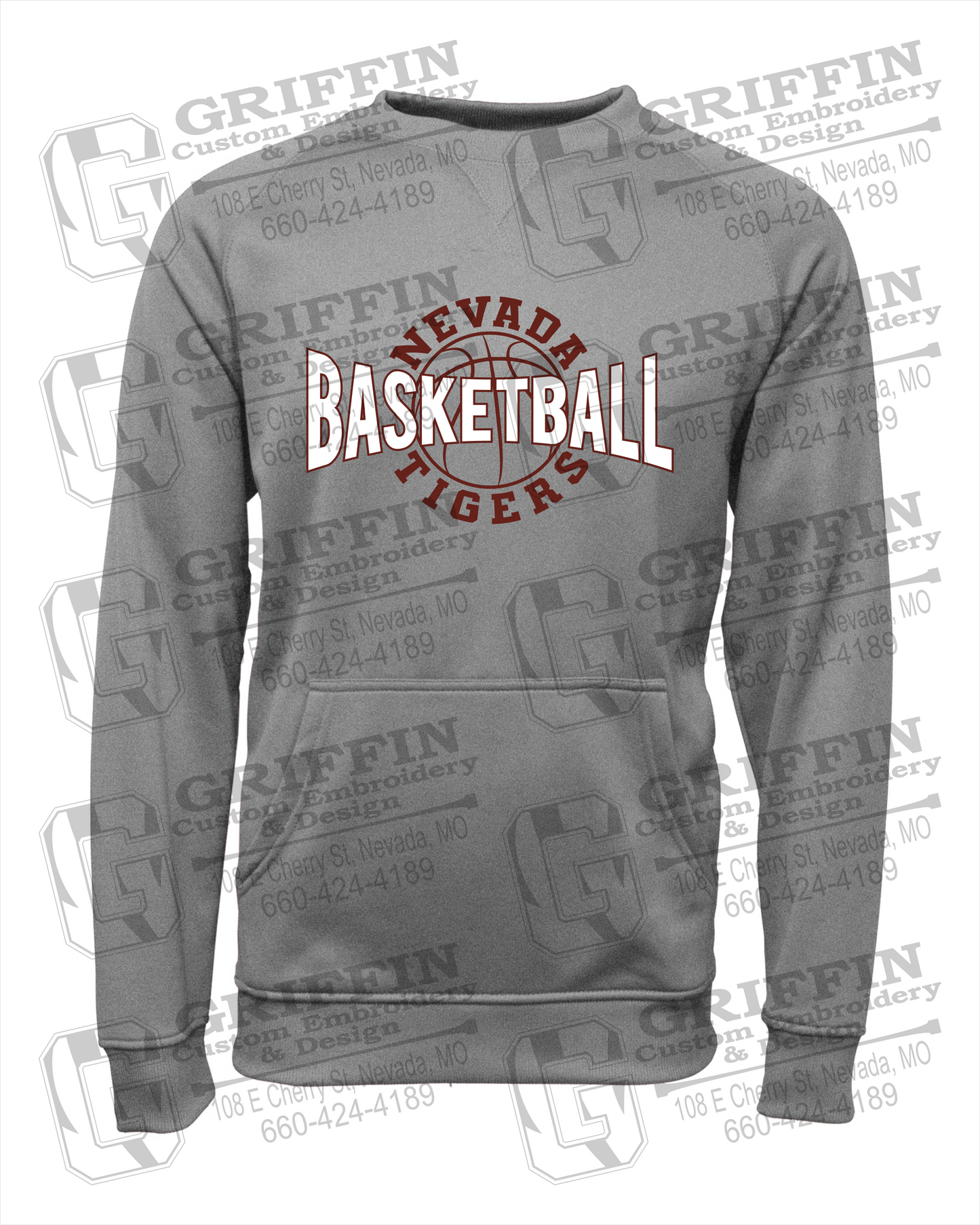 Performance Fleece Sweatshirt - Basketball - Nevada Tigers 24-M