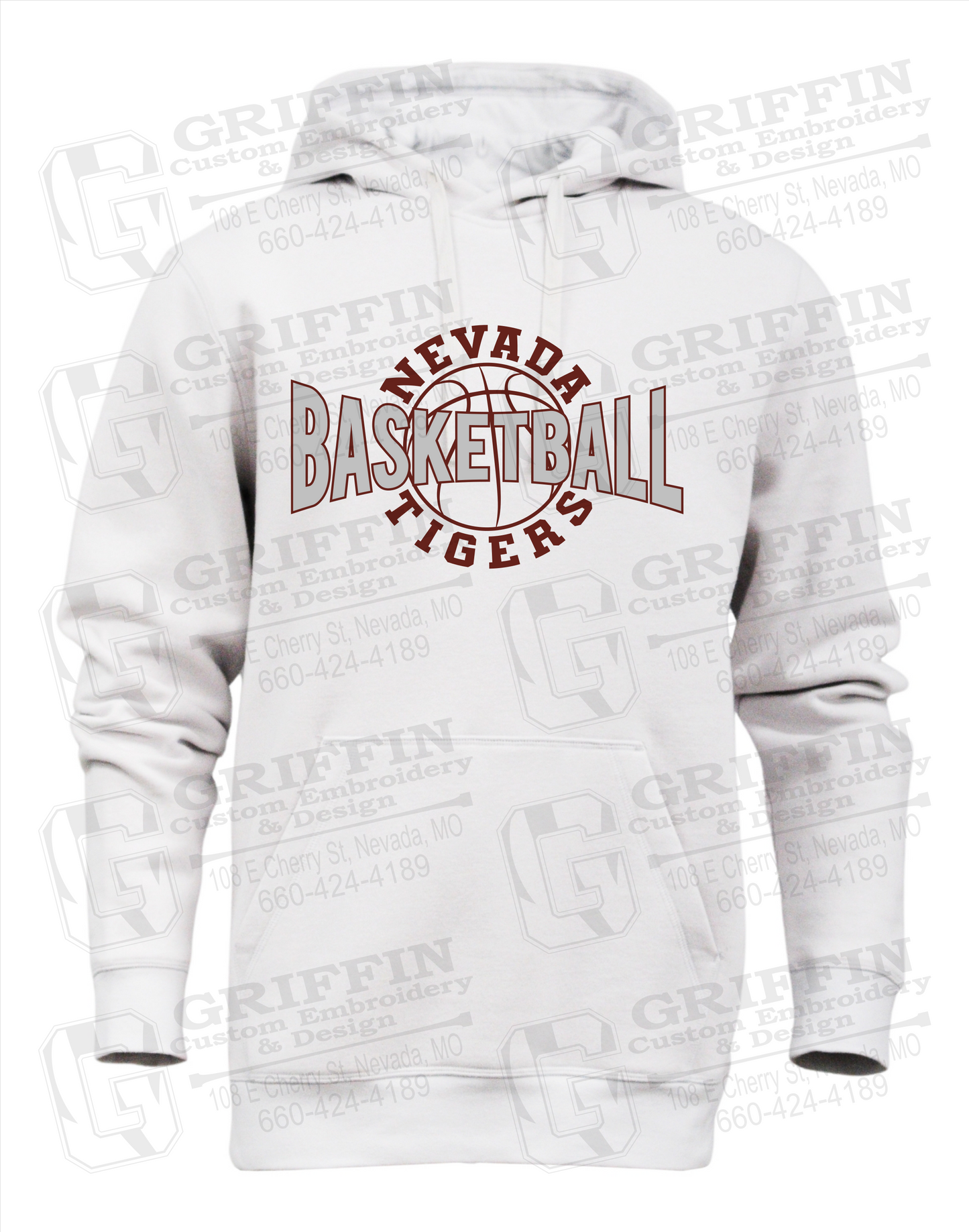 Nevada Tigers 24-M Heavyweight Hoodie - Basketball