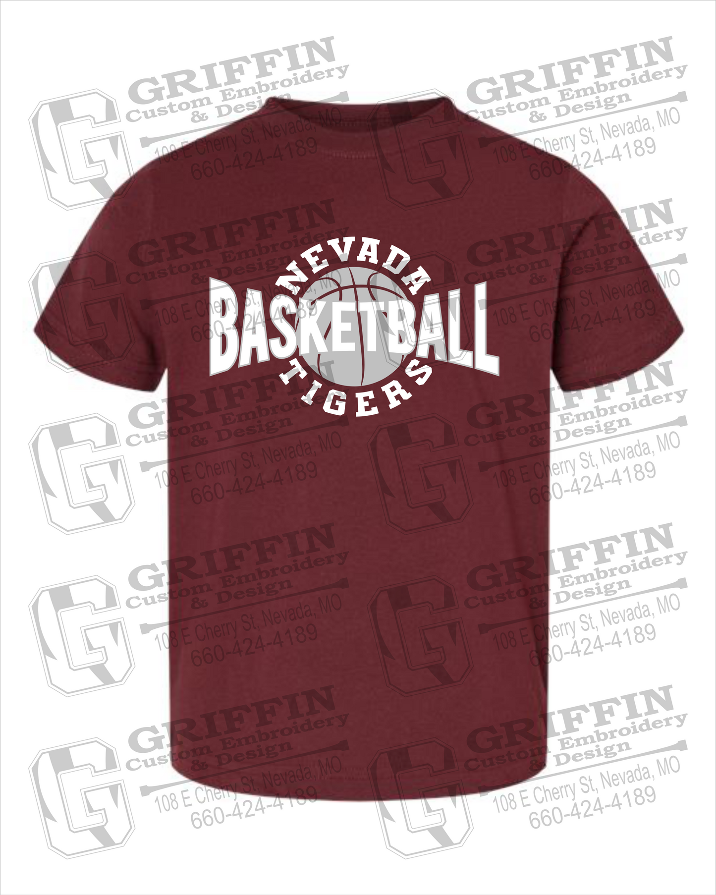 Toddler/Infant T-Shirt - Basketball - Nevada Tigers 24-M