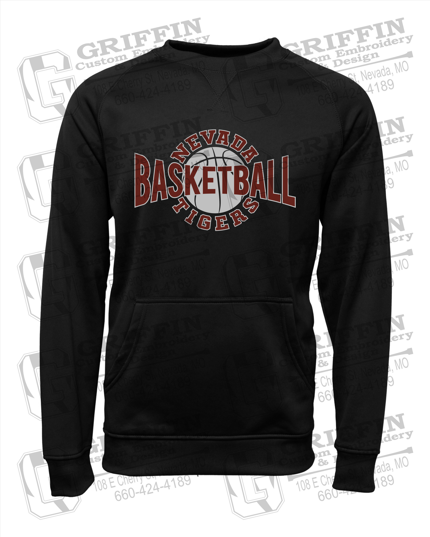 Performance Fleece Sweatshirt - Basketball - Nevada Tigers 24-M
