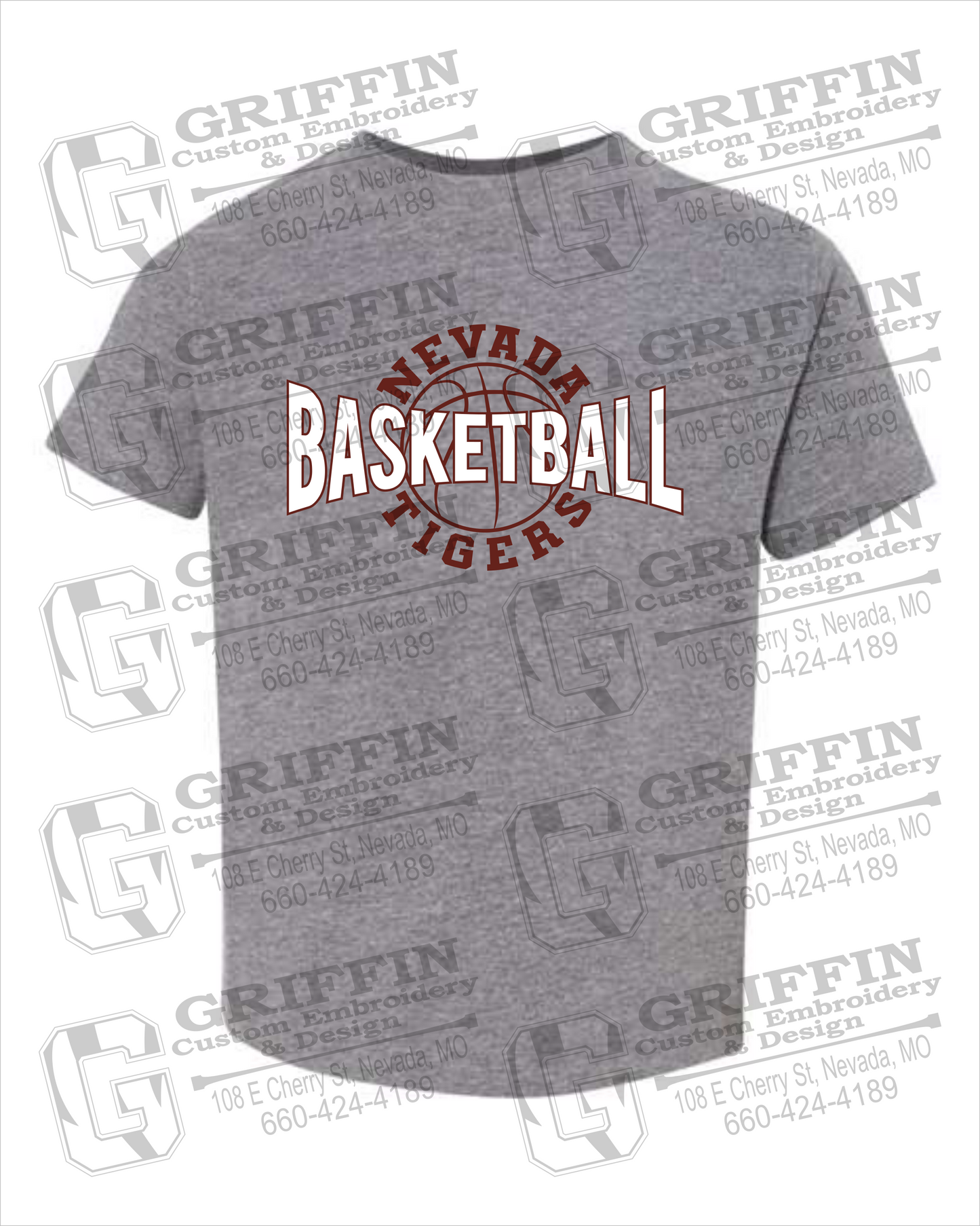Toddler/Infant T-Shirt - Basketball - Nevada Tigers 24-M