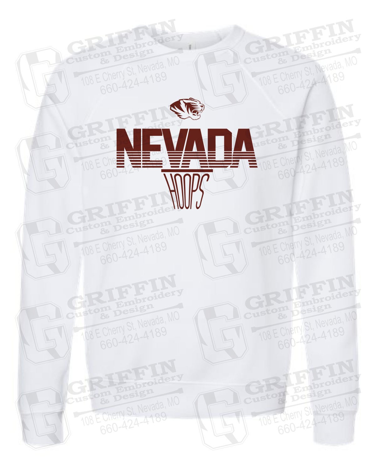 Sponge Fleece Sweatshirt - Basketball - Nevada Tigers 24-N