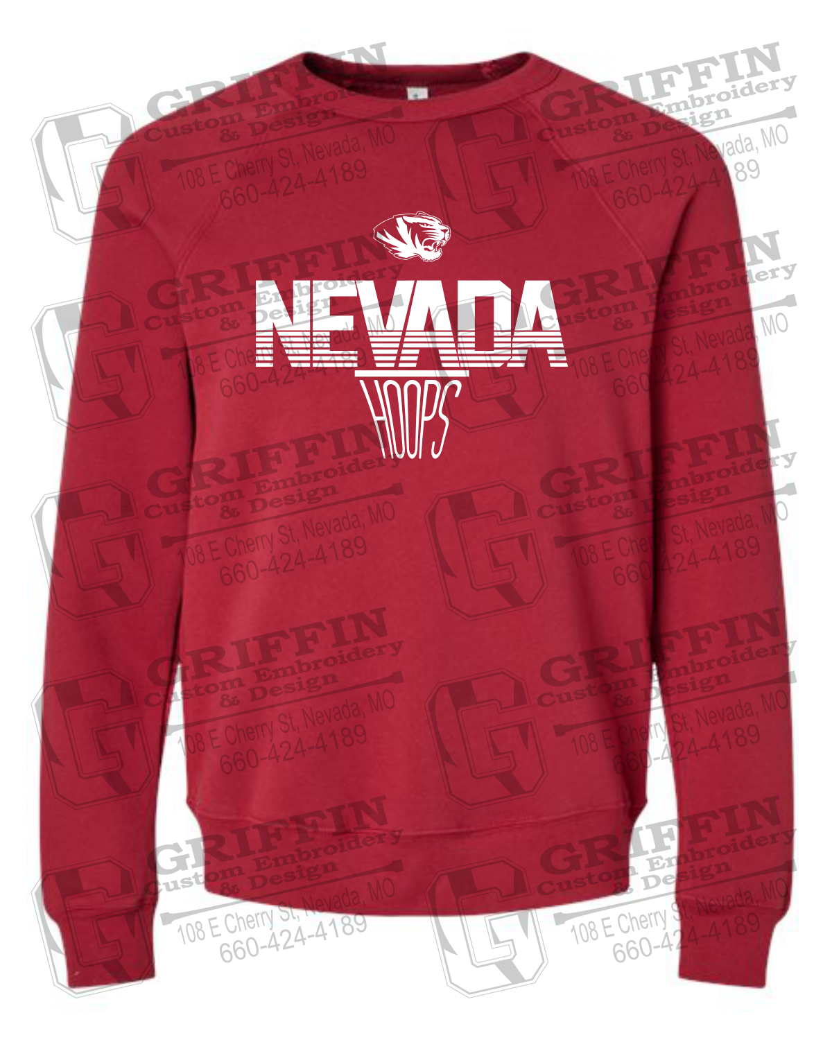 Sponge Fleece Sweatshirt - Basketball - Nevada Tigers 24-N