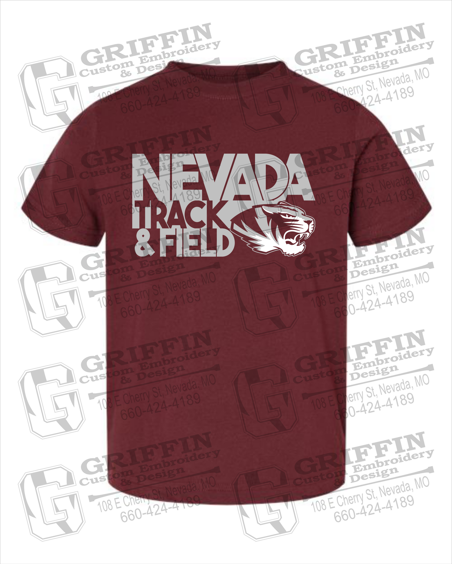 Nevada Tigers 24-Q Toddler/Infant T-Shirt - Track & Field