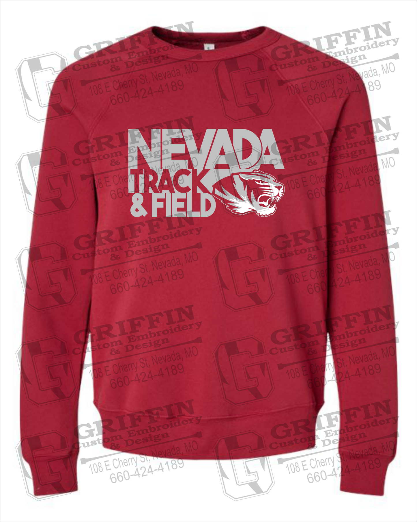 Nevada Tigers 24-Q Sponge Fleece Sweatshirt - Track & Field