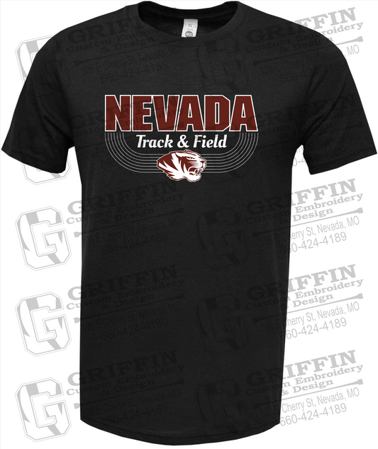 Soft-Tek Short Sleeve T-Shirt - Track & Field - Nevada Tigers 24-R