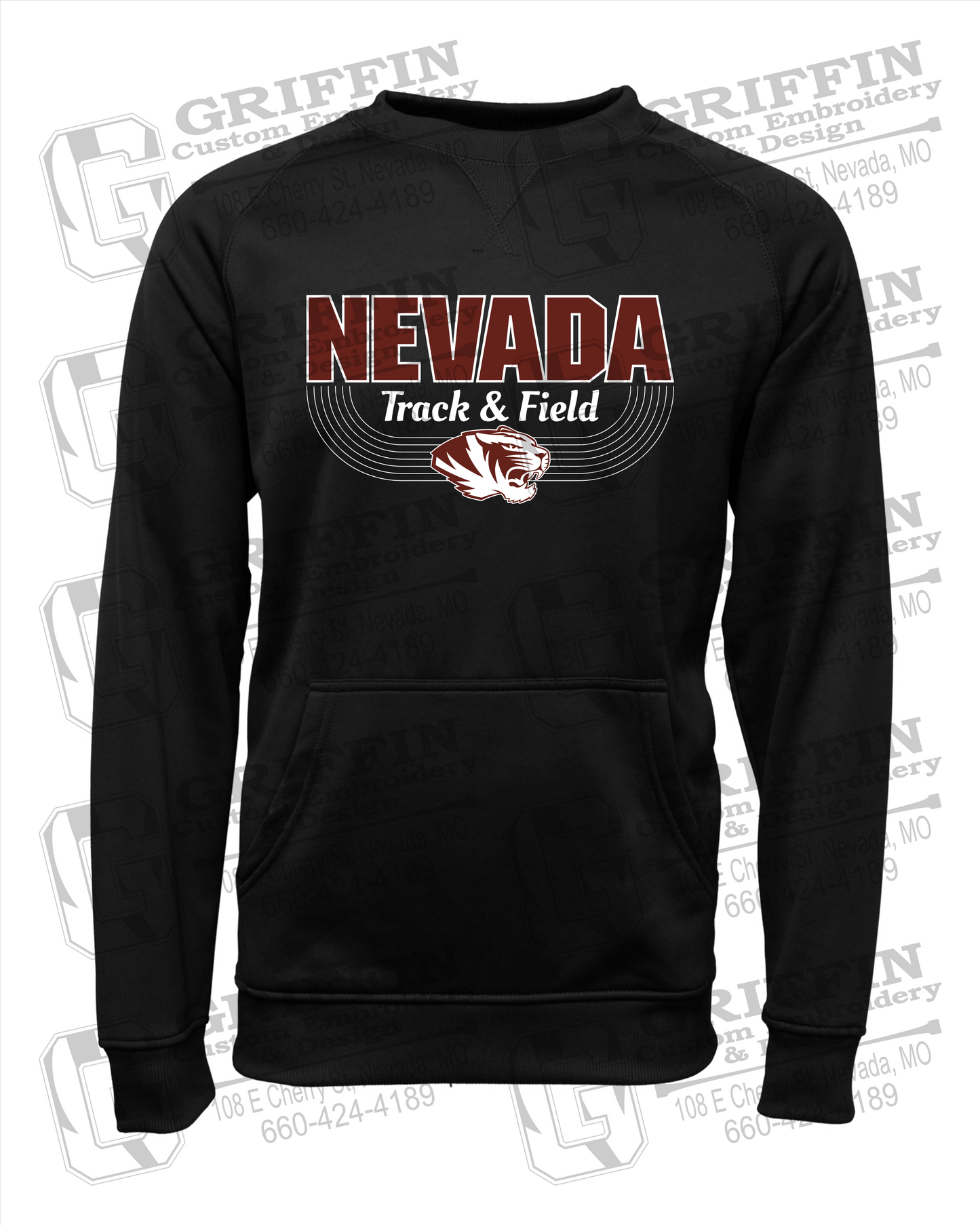 Performance Fleece Sweatshirt - Track & Field - Nevada Tigers 24-R