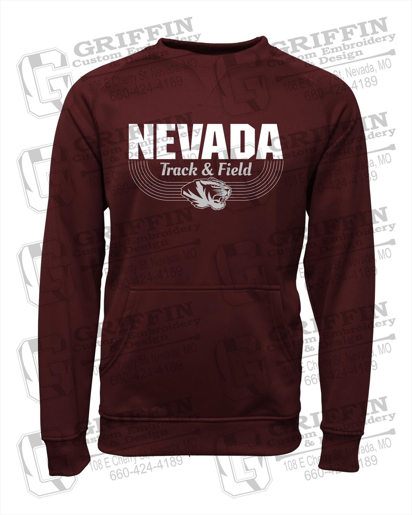 Performance Fleece Sweatshirt - Track & Field - Nevada Tigers 24-R