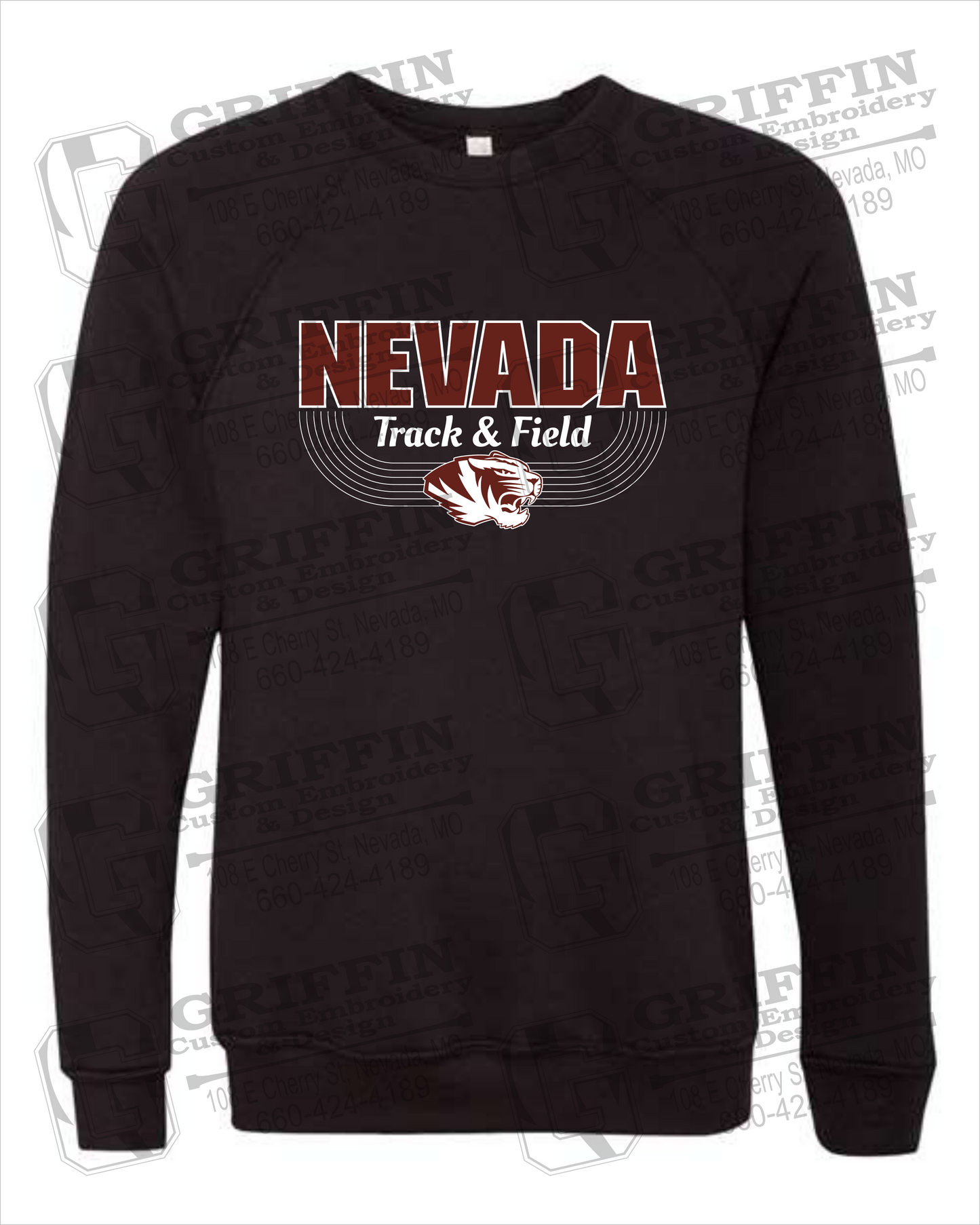 Nevada Tigers 24-R Sponge Fleece Sweatshirt - Track & Field