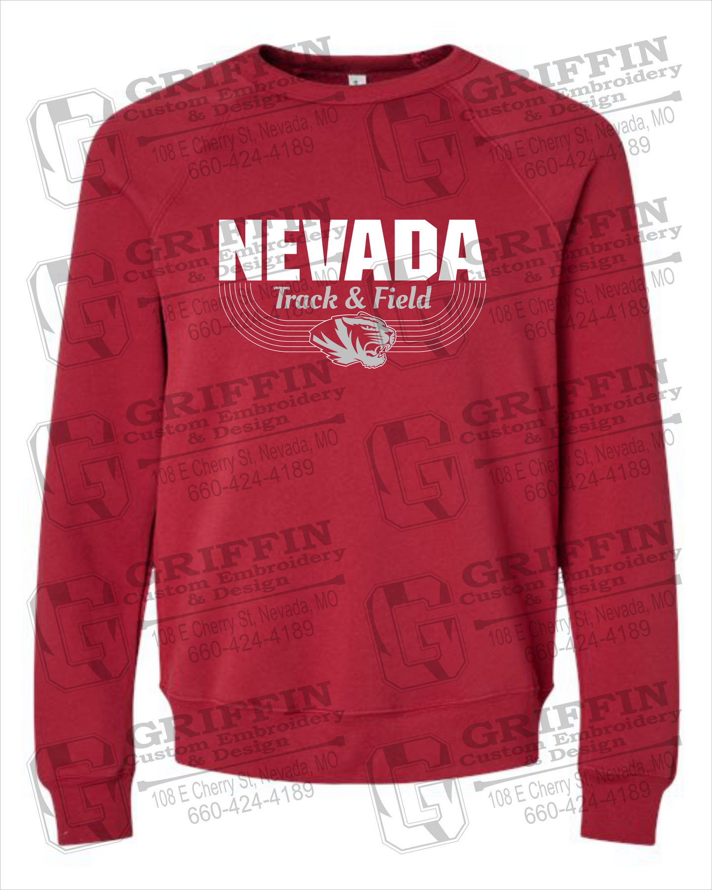 Nevada Tigers 24-R Sponge Fleece Sweatshirt - Track & Field