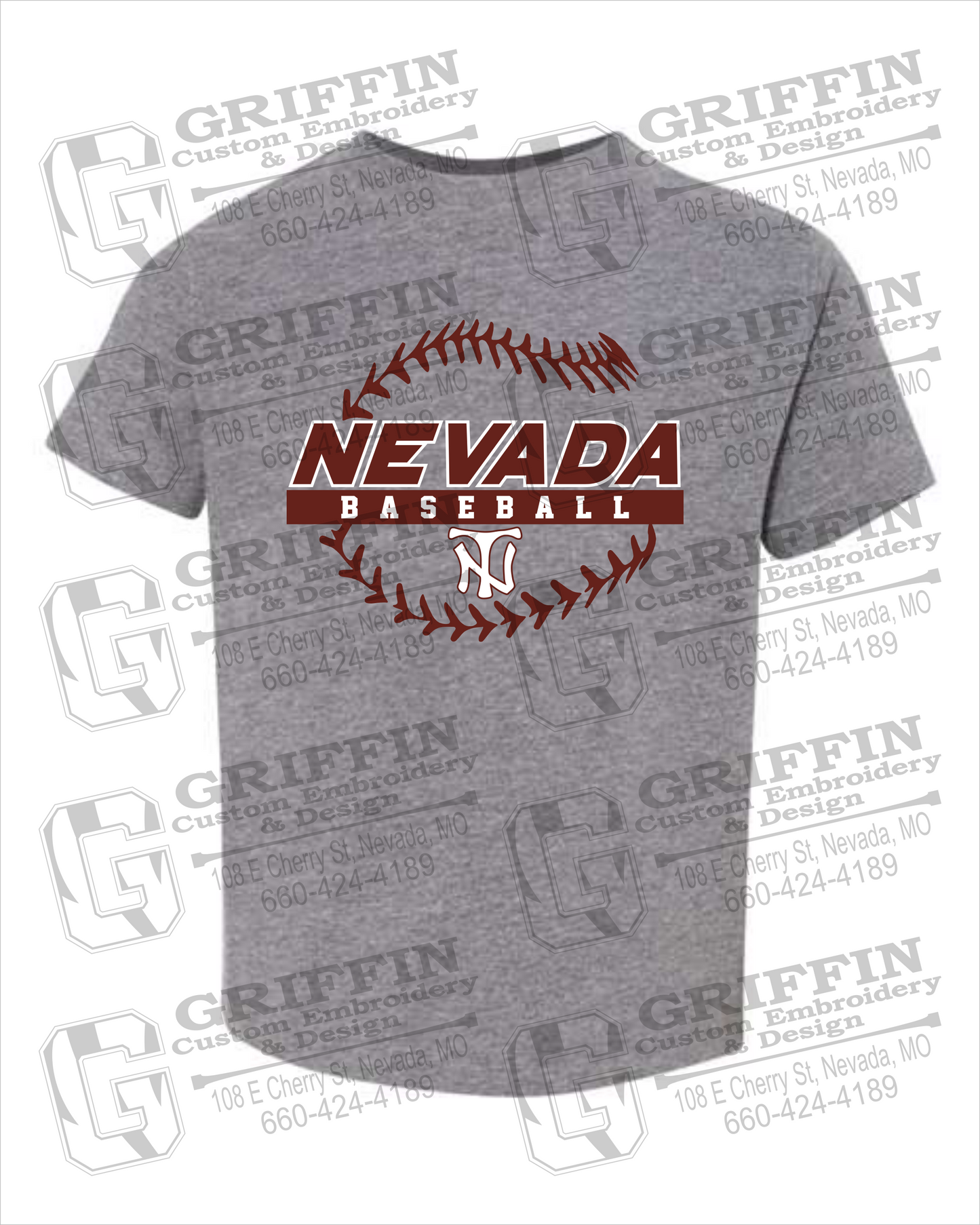 Toddler/Infant Cotton T-Shirt - Baseball - Nevada Tigers 24-T