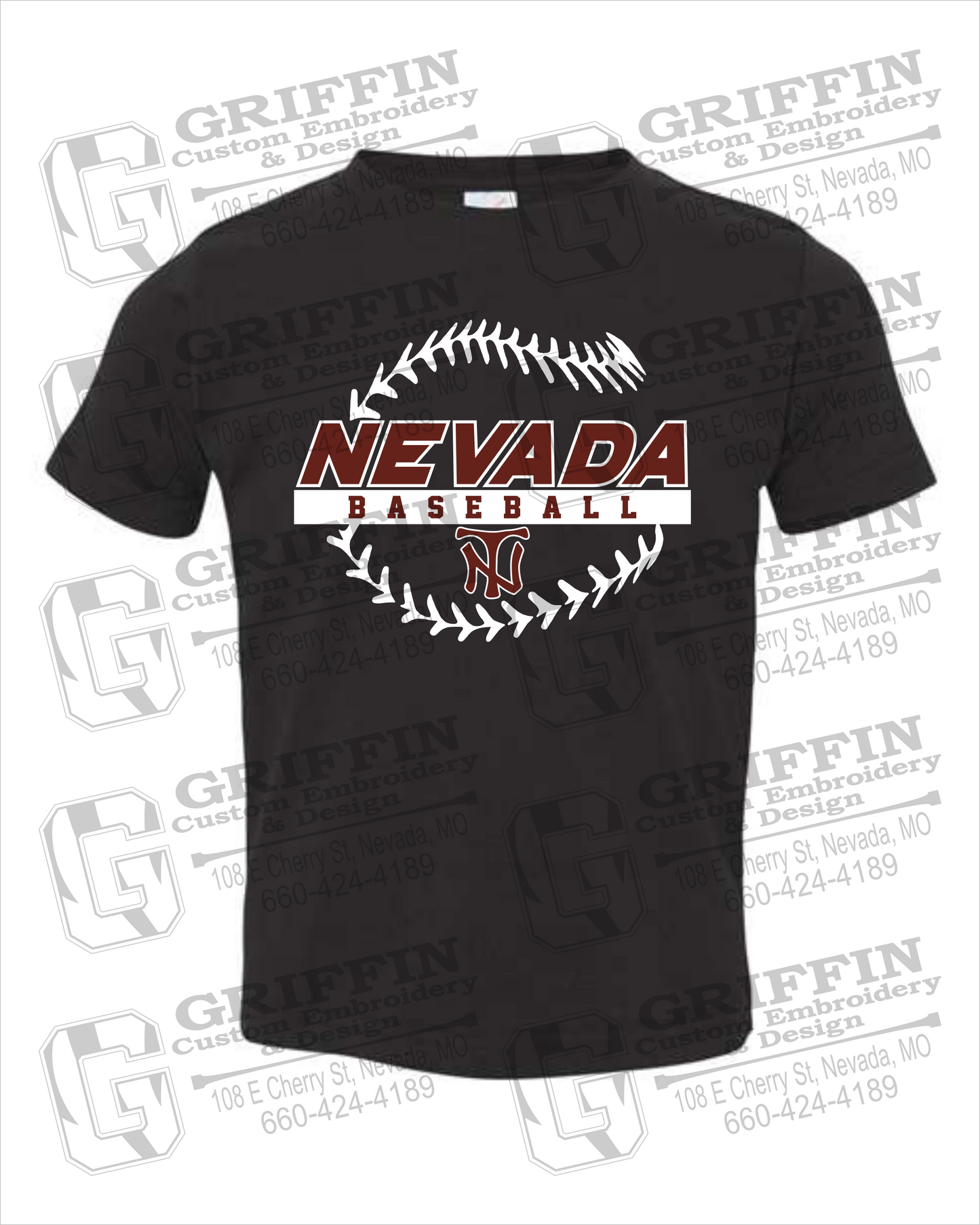 Toddler/Infant Cotton T-Shirt - Baseball - Nevada Tigers 24-T