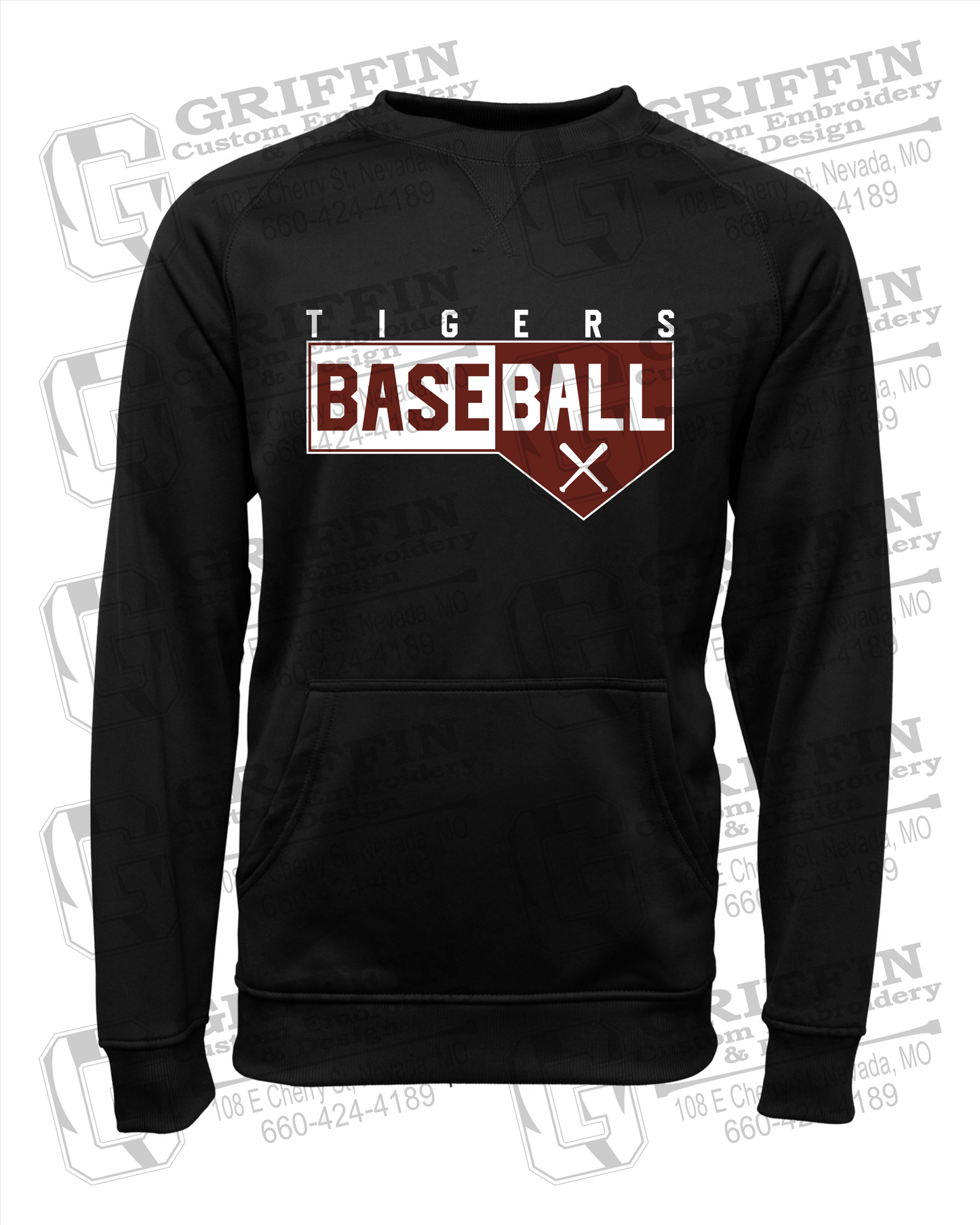 Performance Fleece Sweatshirt - Baseball - Nevada Tigers 24-X