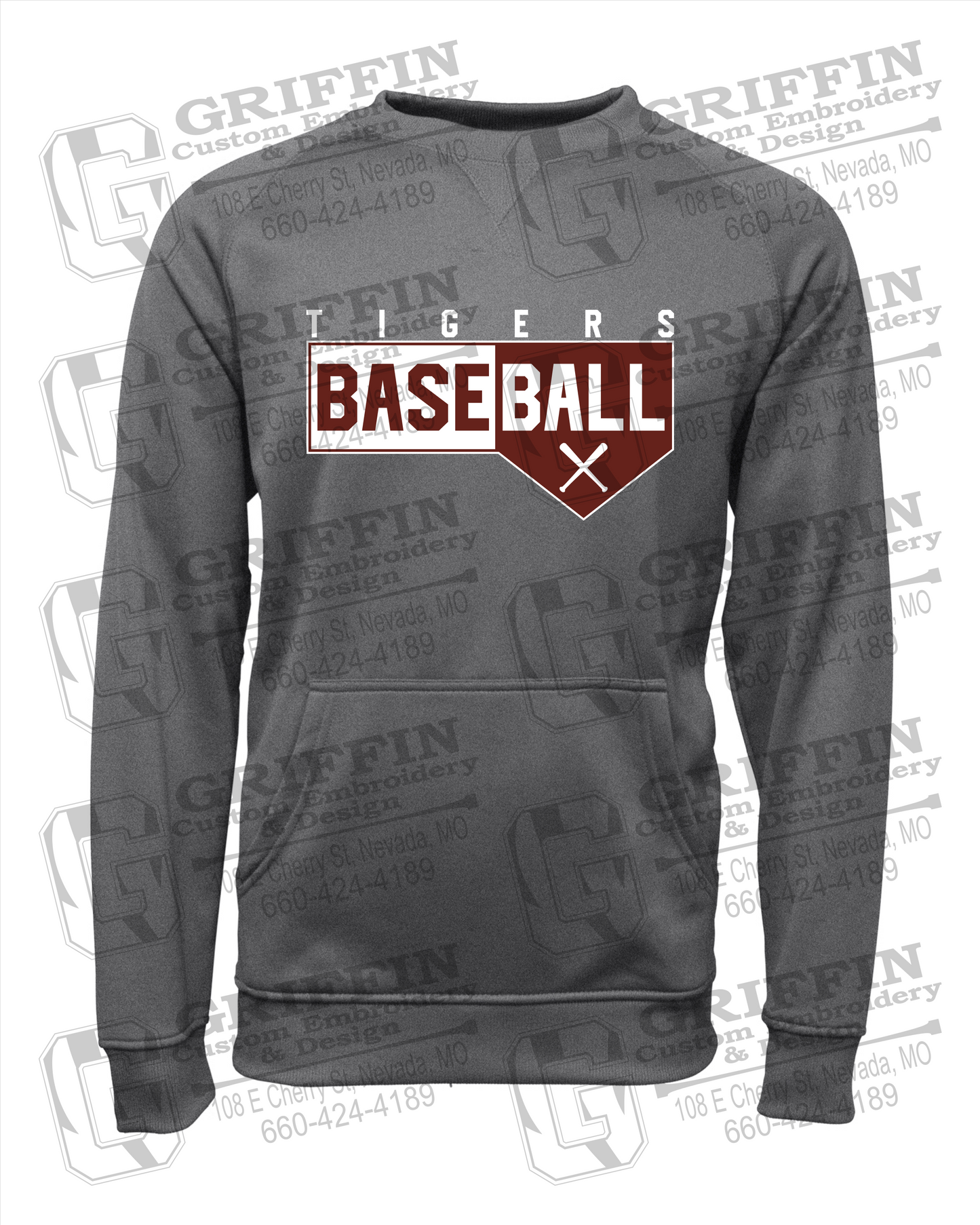 Performance Fleece Sweatshirt - Baseball - Nevada Tigers 24-X