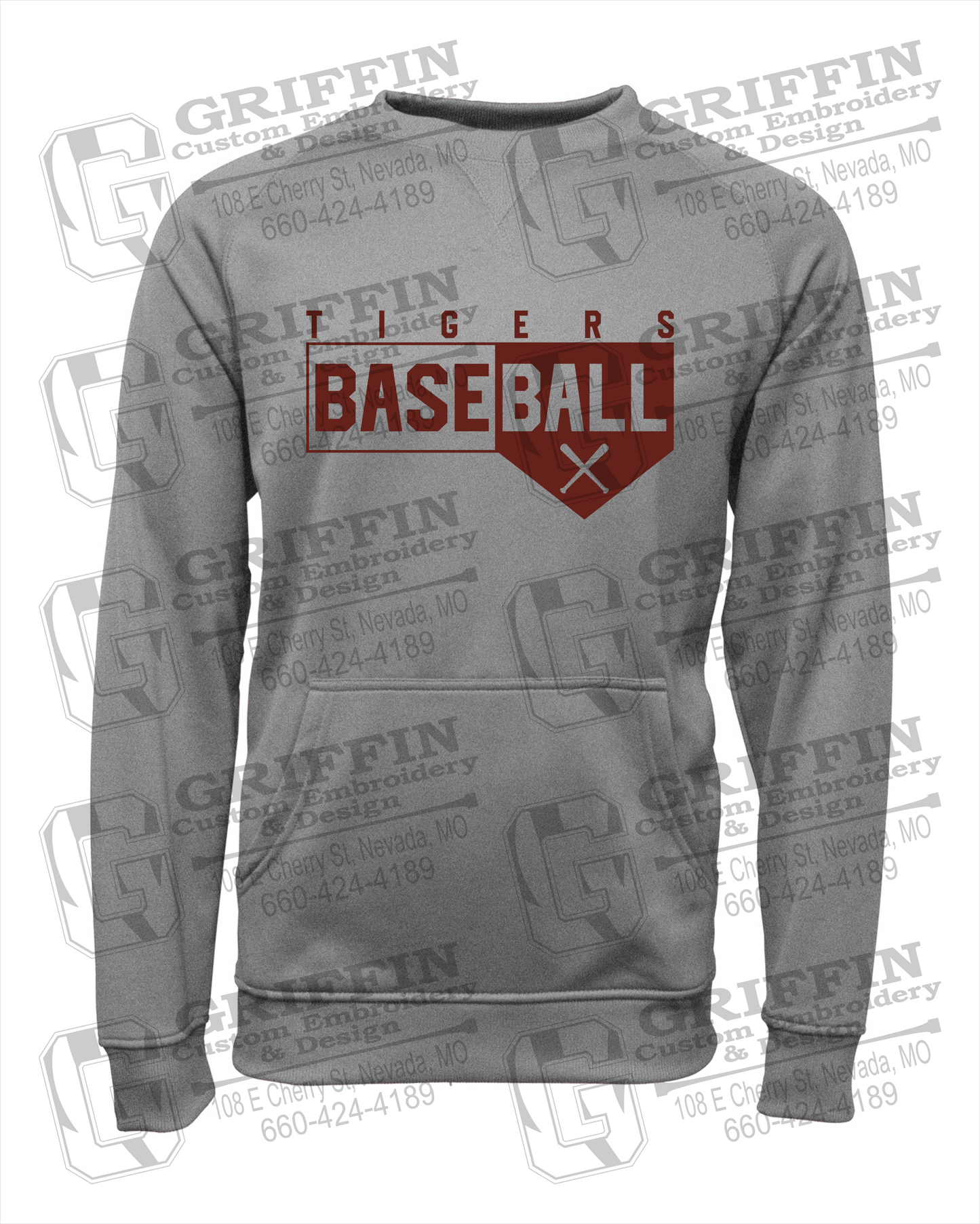 Performance Fleece Sweatshirt - Baseball - Nevada Tigers 24-X