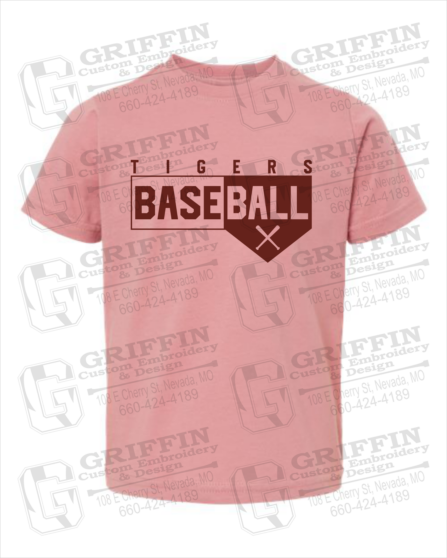 Toddler/Infant Cotton T-Shirt - Baseball - Nevada Tigers 24-X