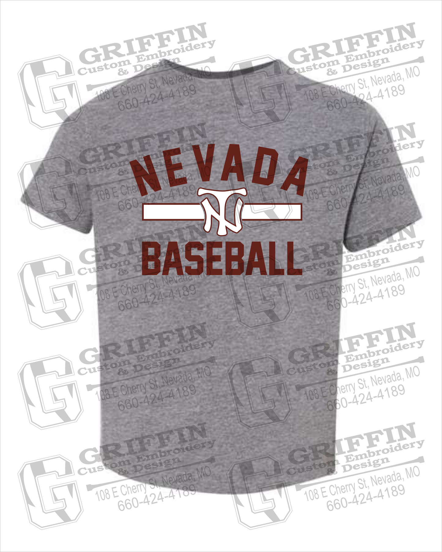 Toddler/Infant Cotton T-Shirt - Baseball - Nevada Tigers 24-Z