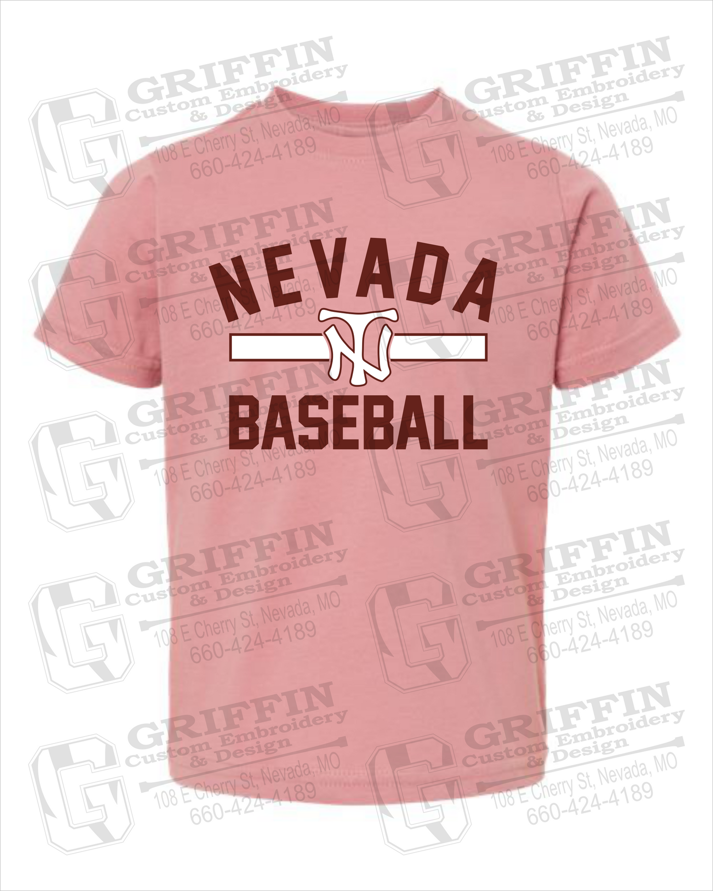 Toddler/Infant Cotton T-Shirt - Baseball - Nevada Tigers 24-Z