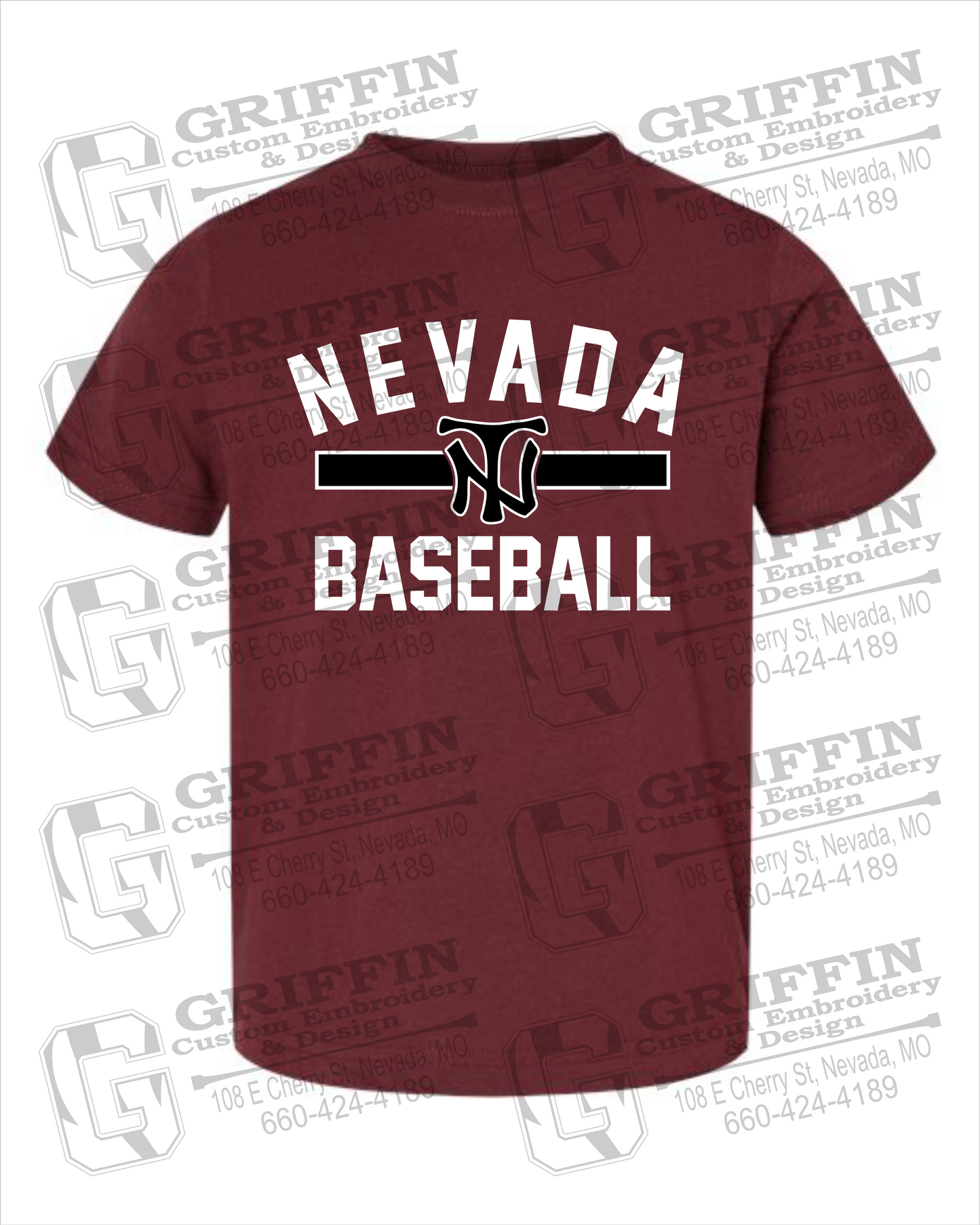 Toddler/Infant Cotton T-Shirt - Baseball - Nevada Tigers 24-Z