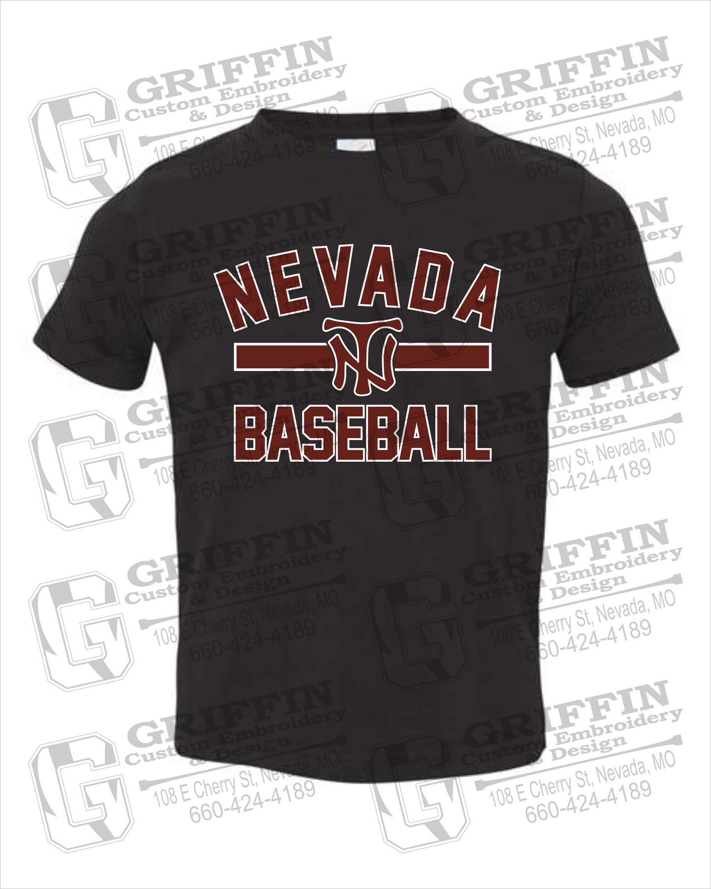 Toddler/Infant Cotton T-Shirt - Baseball - Nevada Tigers 24-Z