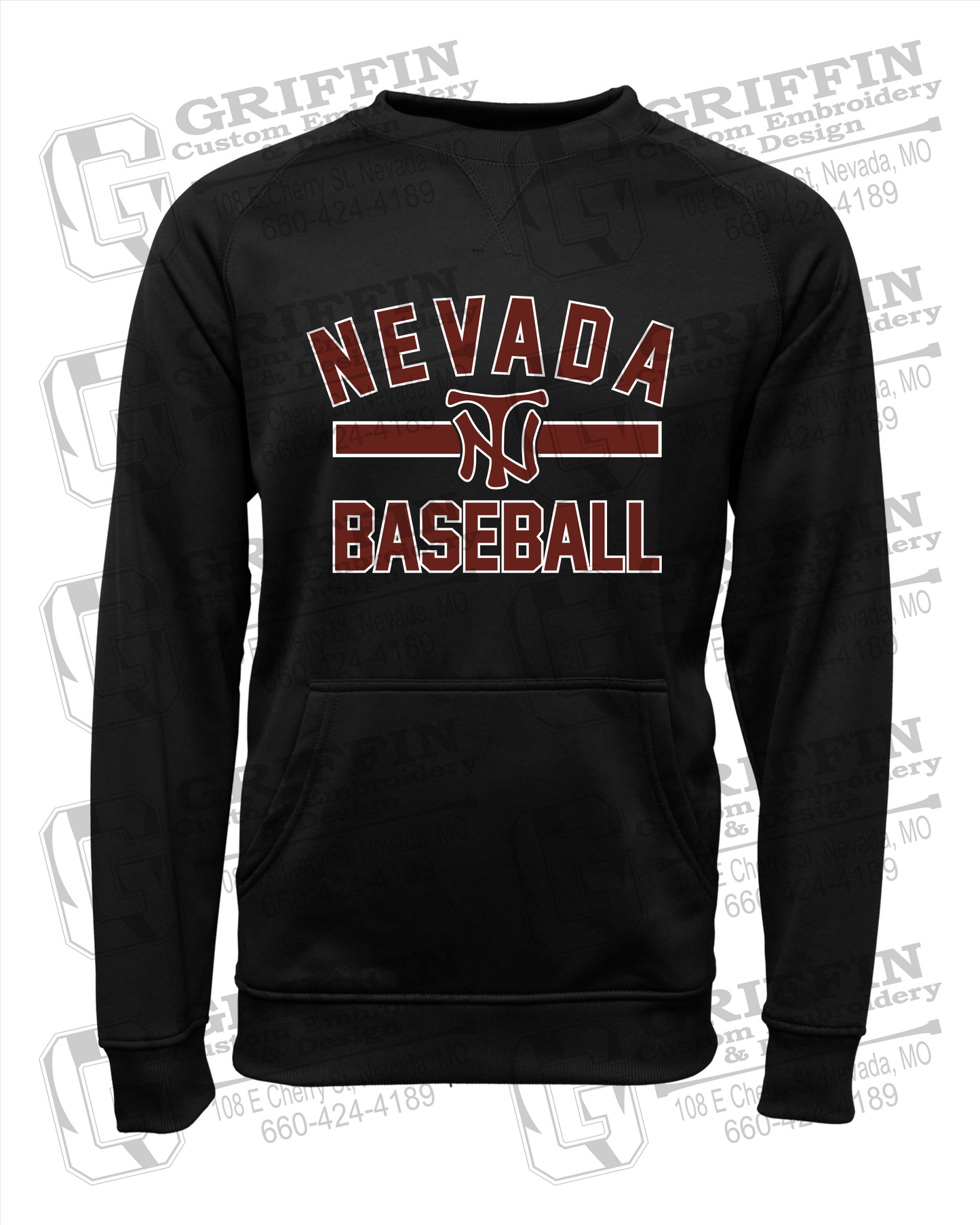 Performance Fleece Sweatshirt - Baseball - Nevada Tigers 24-Z