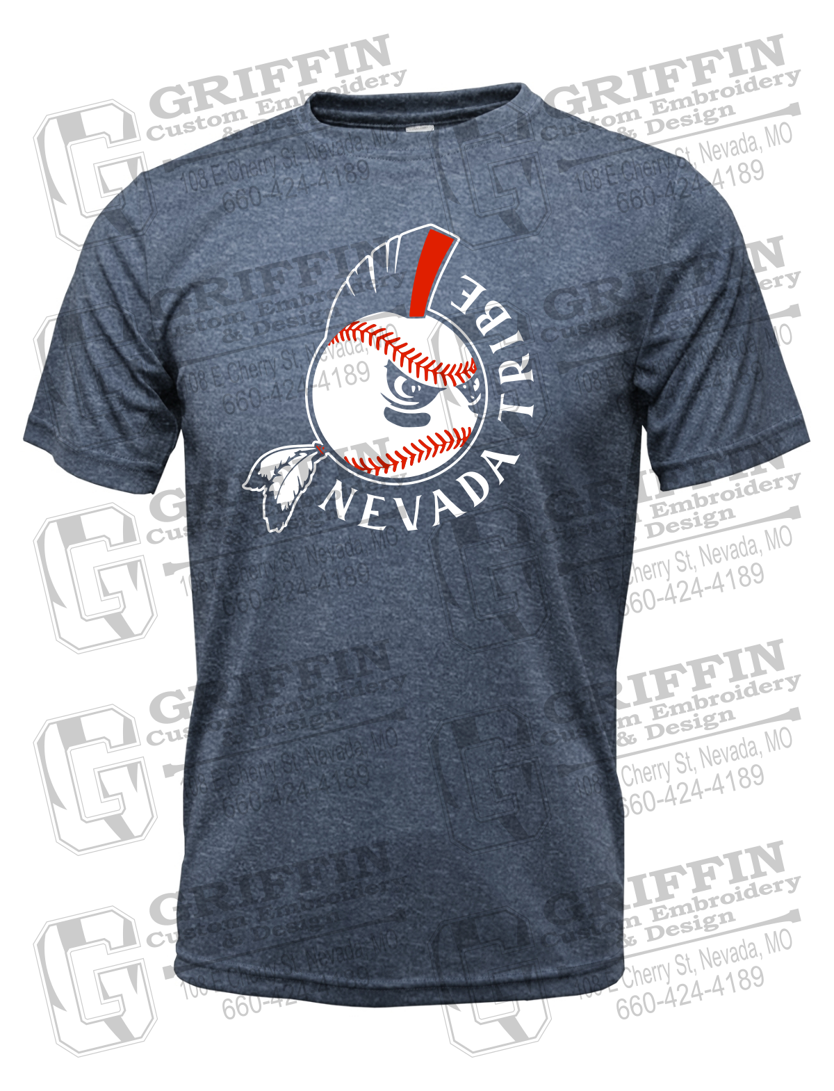 Dry-Fit Short Sleeve T-Shirt - Tribe Baseball 25-A