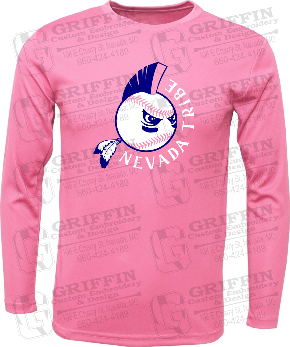 Toddler Dry-Fit Long Sleeve T-Shirt - Tribe Baseball 25-A