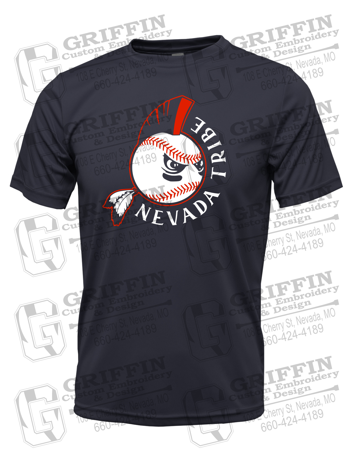 Dry-Fit Short Sleeve T-Shirt - Tribe Baseball 25-A