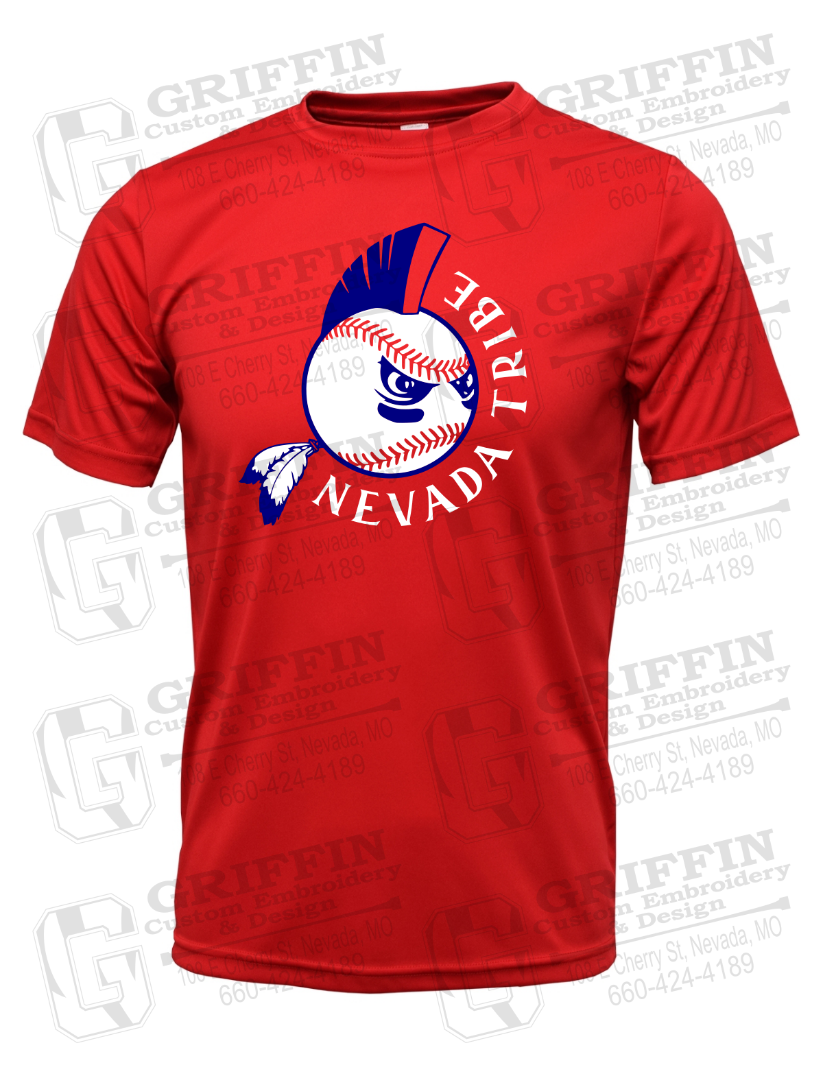 Dry-Fit Short Sleeve T-Shirt - Tribe Baseball 25-A