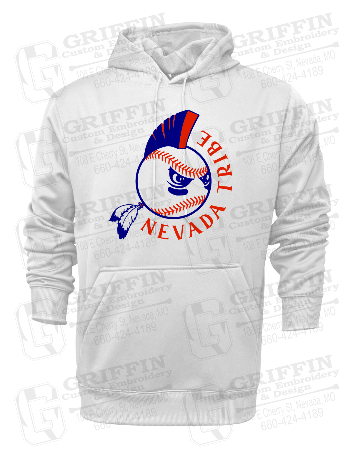 Performance Fleece Hoodie - Tribe Baseball 25-A