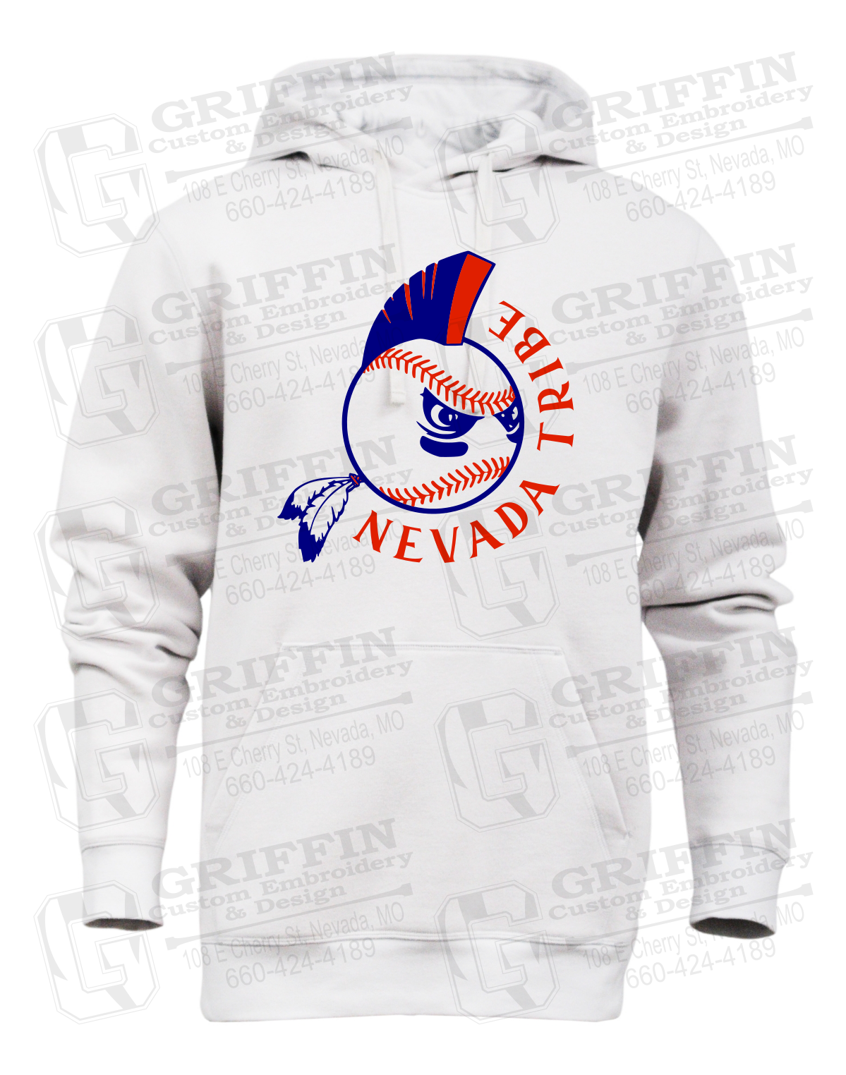 Heavyweight Fleece Hoodie - Tribe Baseball 25-A