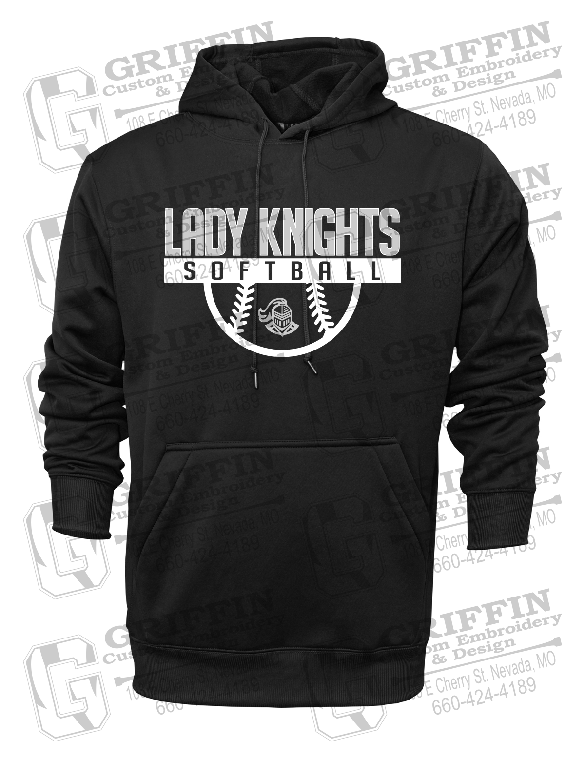 Performance Fleece Hoodie - Softball - NEVC Knights 25-A