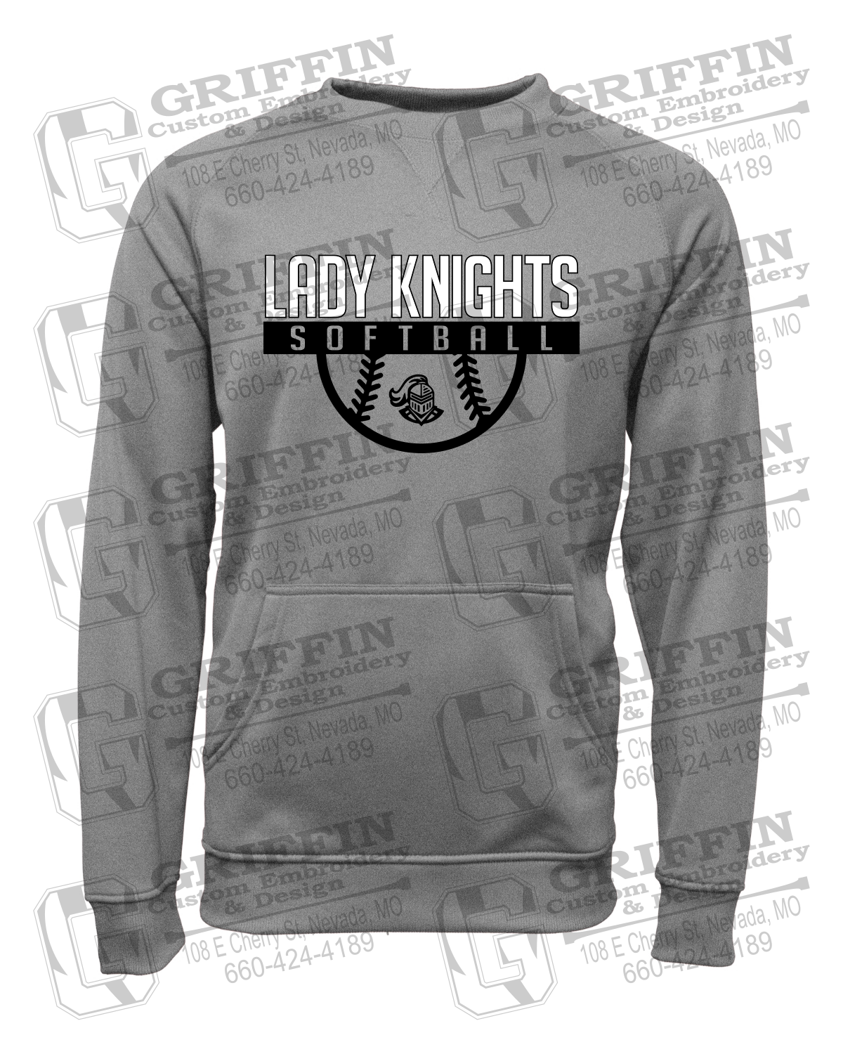 Performance Fleece Sweatshirt - Softball - NEVC Knights 25-A