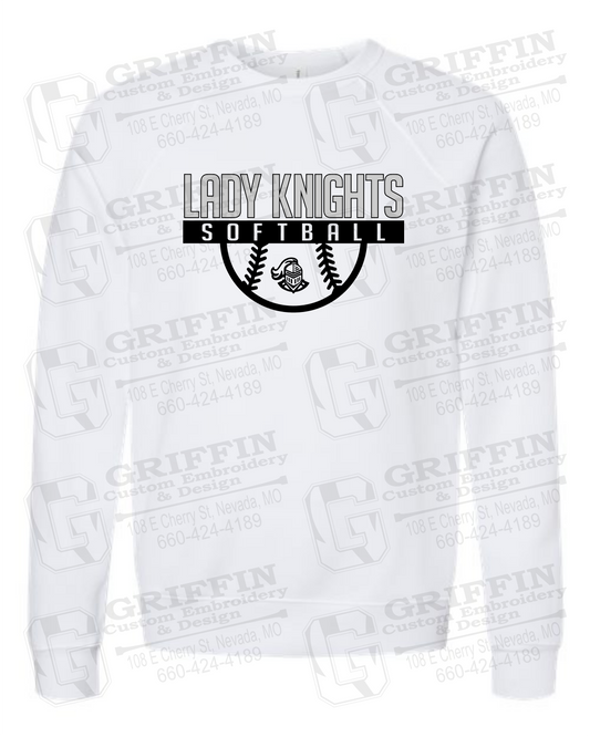 Sponge Fleece Sweatshirt - Softball - NEVC Knights 25-A