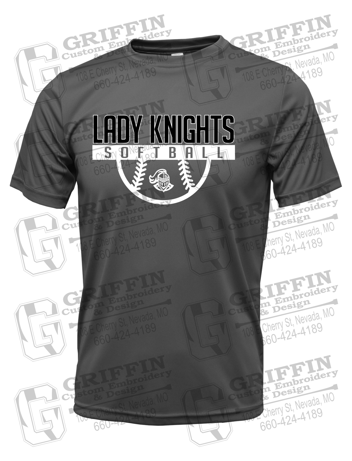 Dry-Fit Short Sleeve T-Shirt - Softball - NEVC Knights 25-A