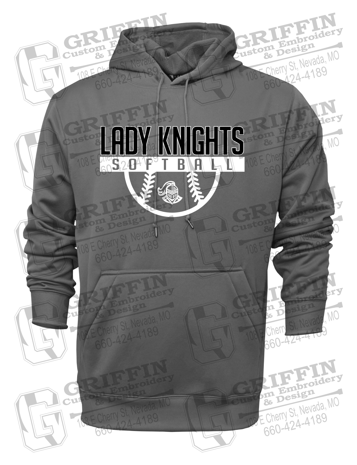 Performance Fleece Hoodie - Softball - NEVC Knights 25-A