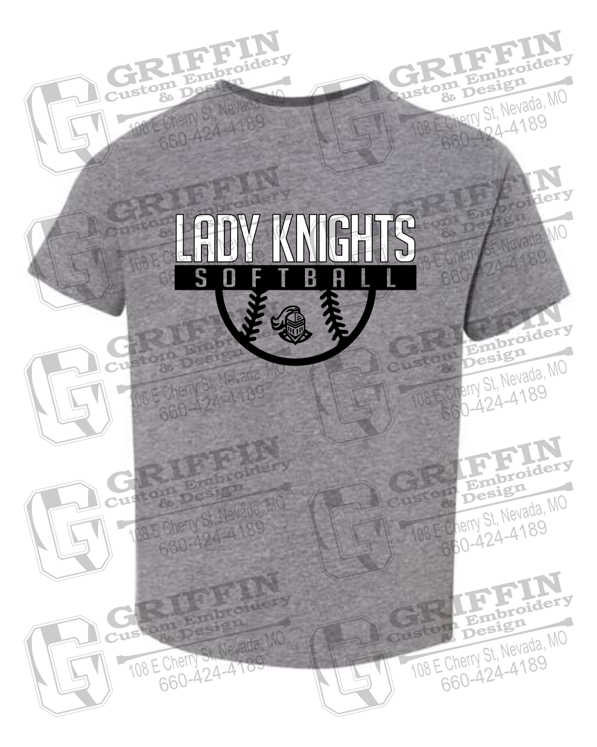 Toddler/Infant Cotton T-Shirt - Softball - NEVC Knights 25-A