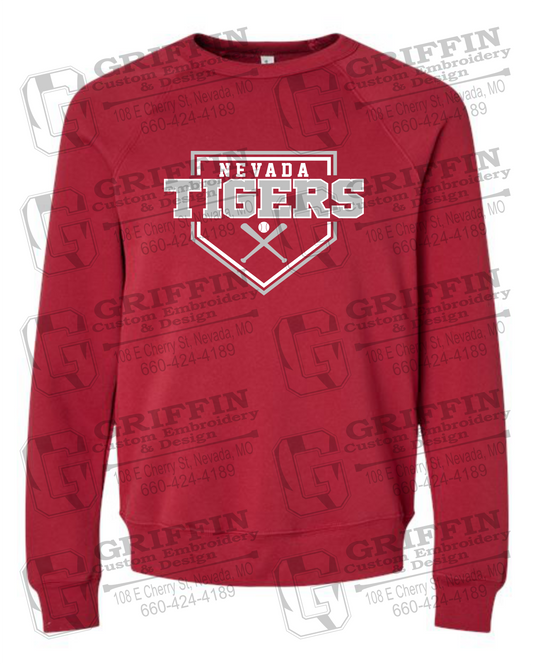 Sponge Fleece Sweatshirt - Baseball - Nevada Tigers 25-A