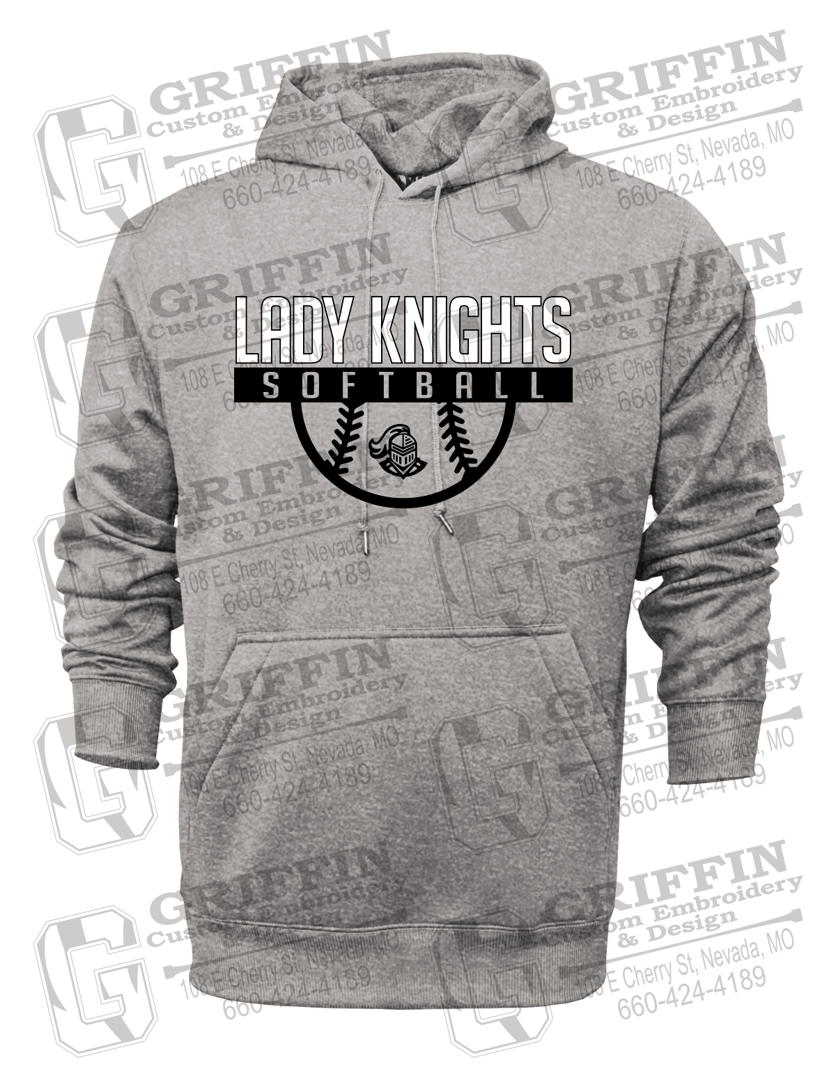 Performance Fleece Hoodie - Softball - NEVC Knights 25-A