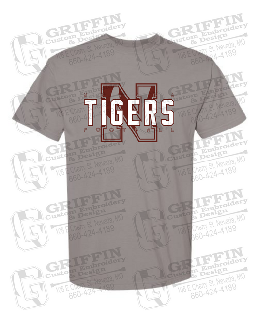 Comfort Colors Short Sleeve T-Shirt - Football - Nevada Tigers 25-J