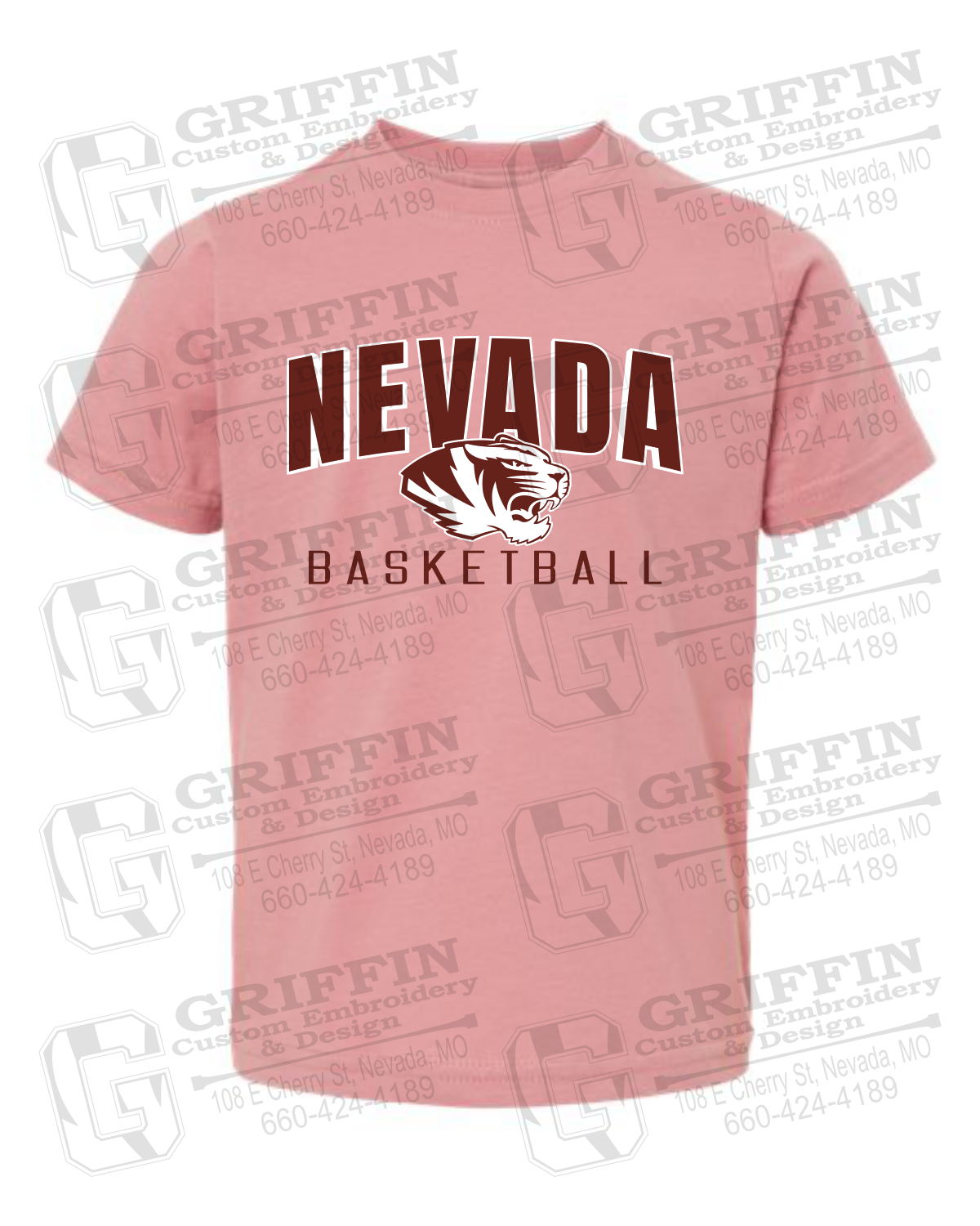 Toddler/Infant T-Shirt - Basketball - Nevada Tigers 25-T