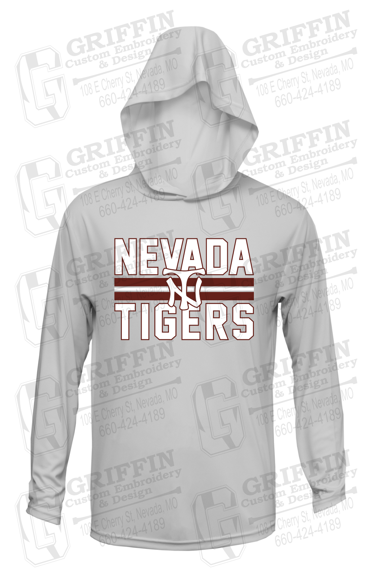 Dry-Fit T-Shirt Hoodie - Softball - Nevada Tigers 25-U
