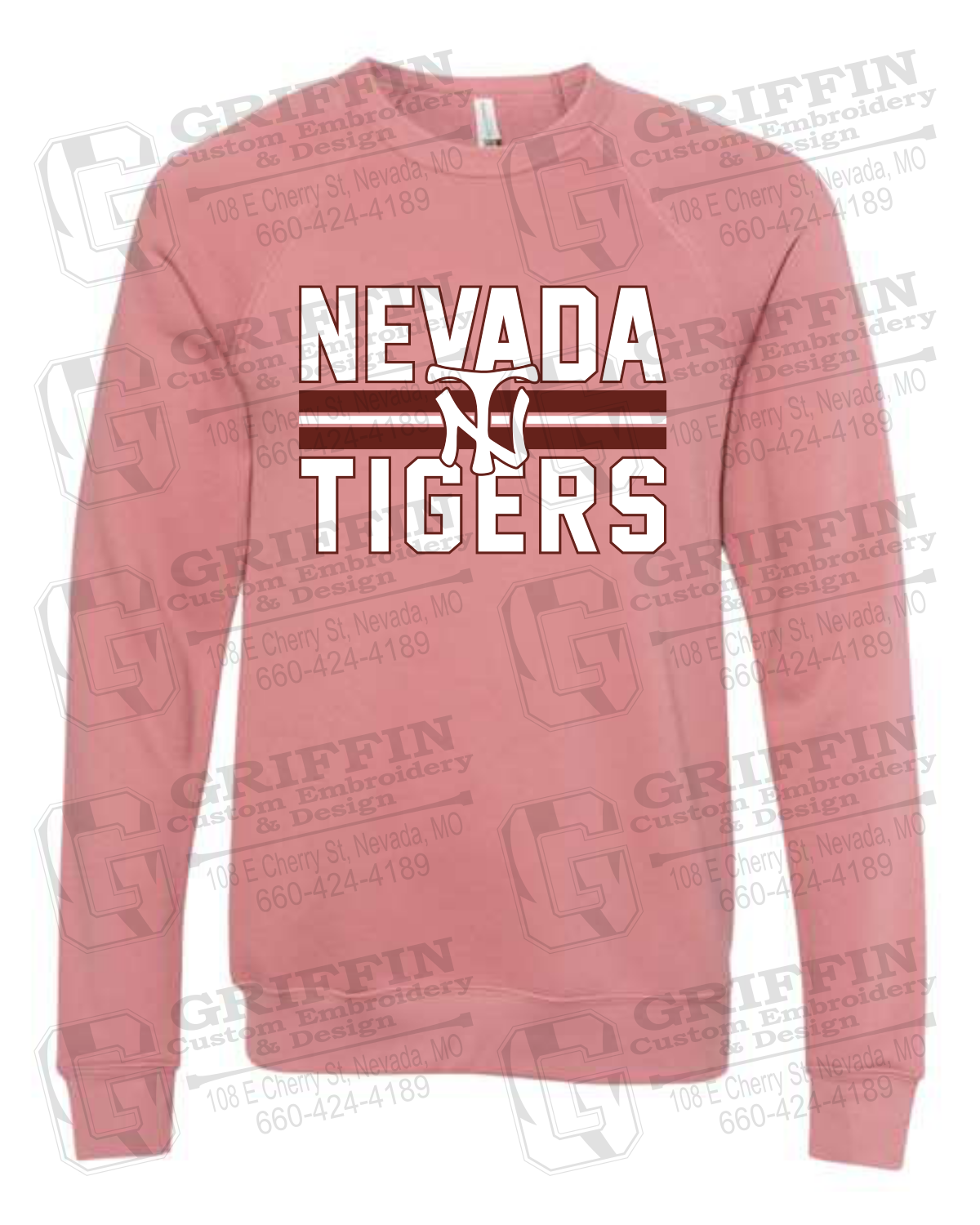 Sponge Fleece Sweatshirt - Baseball - Nevada Tigers 25-U