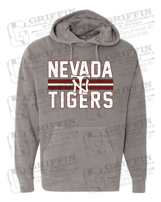 Comfort Colors Hoodie - Baseball - Nevada Tigers 25-U