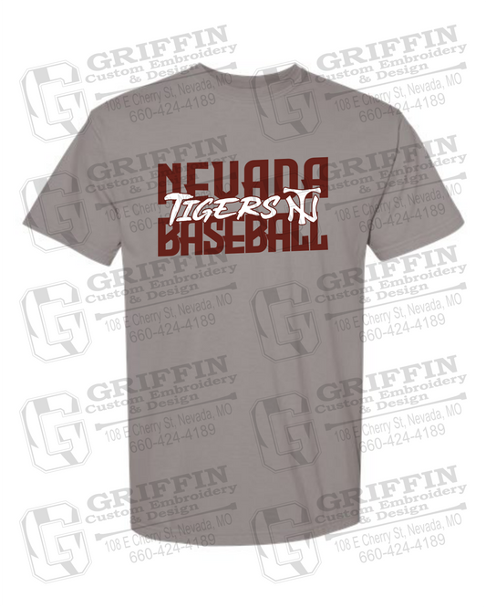 Comfort Colors Short Sleeve T-Shirt - Baseball - Nevada Tigers 25-V